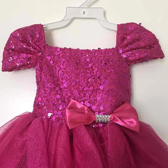 Sequin Pageant Girls Gown - Picture 2 of 4